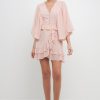 Hot Ruffle Detail With Puff Sleeve Mini Dress Dresses