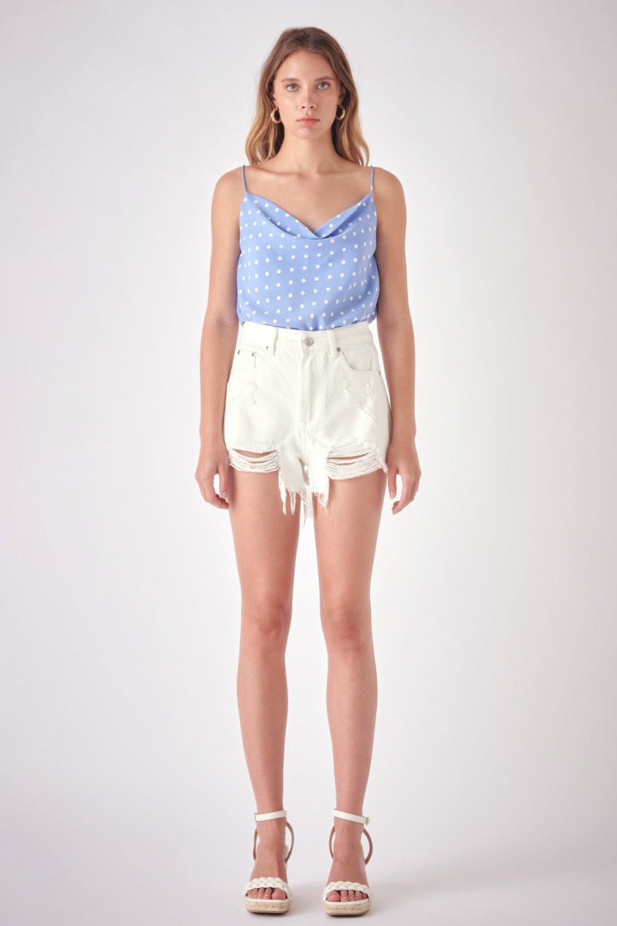 Clearance Polka Dot Cami Top Tops