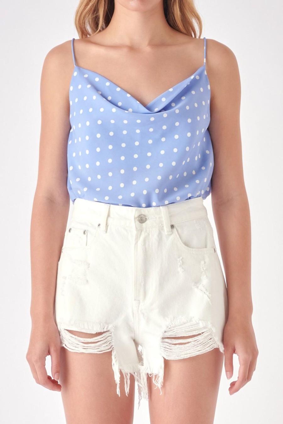 Clearance Polka Dot Cami Top Tops