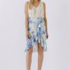 Clearance Tie Dye Wrap Skirt Bottoms