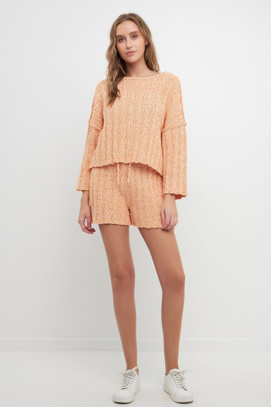 New Pullover Ribbed Sweater Knits