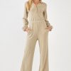 Online Collared Knit Jumpsuit Jumpsuits & Rompers